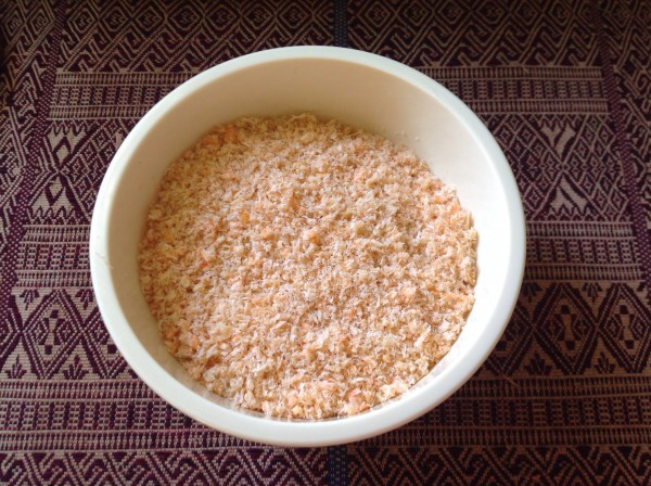 Processed dried shrimp